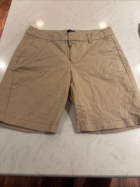 Classic Khaki Bermuda Shorts